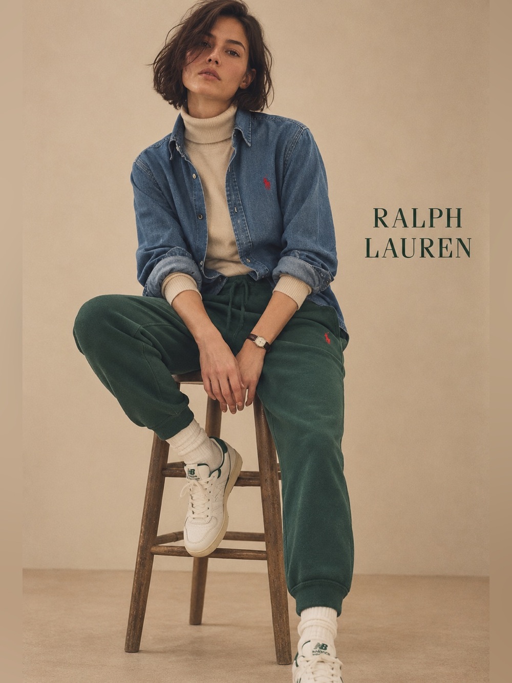 Polo Ralph Lauren Green Fleece Jogger Pants – XS – NWT